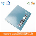 Best price coated paper fancy brochure in Shanghai with eyelet